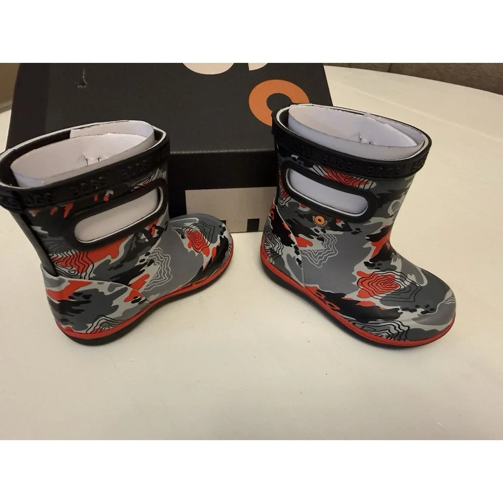 Bogs Little Boys Baby Toddler Rain Boots Sz 4 New